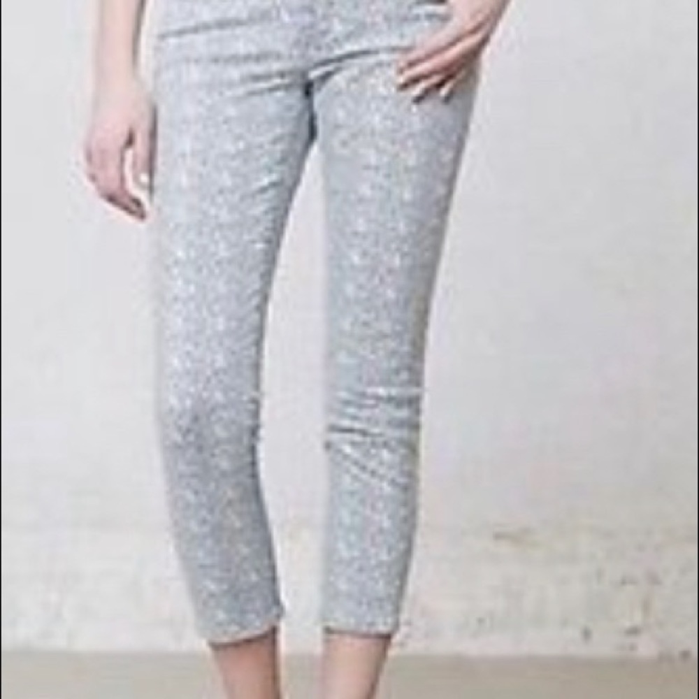 PILCRO & THE LETTERPRESS Sz 29 Floral Tapestry Two Toned  Jeans